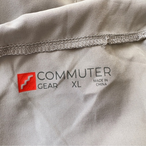 Commuter Gear Women’s Active 2 Inner Pocket Long Sleeve Logo Gray Top Size XL - Picture 3 of 8